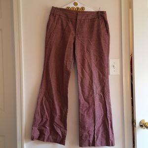 J. Crew Brick Red Wool Blend Pants